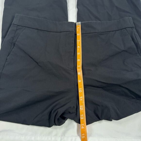J Crew Factory Kelsey Flare Pant Size 12 Black Cropped Stretch Office Minimalist - Picture 7 of 11